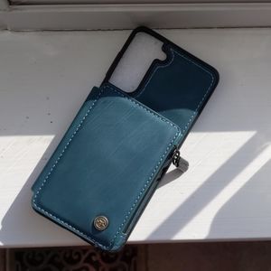 CaseMe Blue Green Samsung Galaxy S21 Phone Case